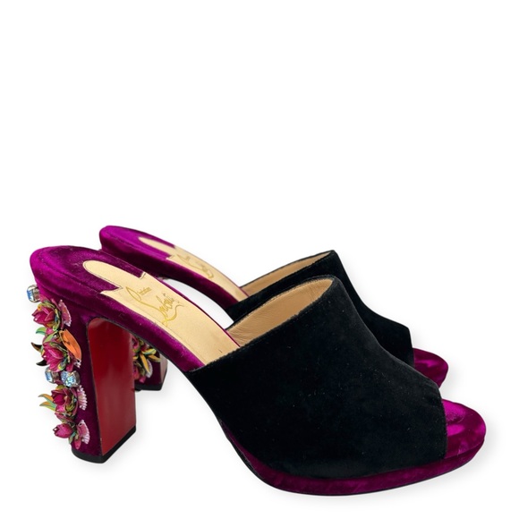Christian Louboutin Donaflor 100 Mules - Picture 1 of 5